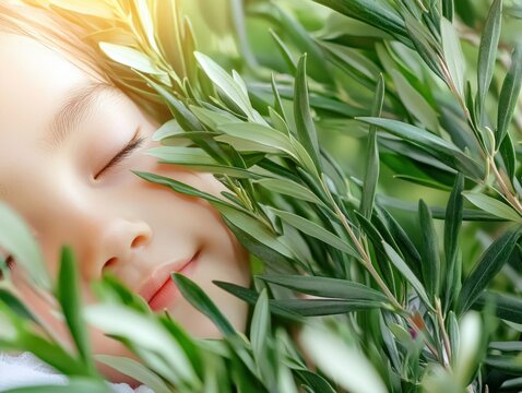 Explore a fatherhood-inspired decorative Fathers Day background, depicting a crest-like emblem surrounded by olive branches This traditional style honors the pivotal role of a father It conveys a