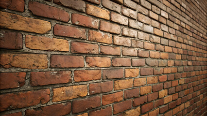 Obraz premium Textured vintage brick wall background with rustic charm