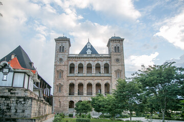 Royal palace of Antananarivo built by Jean Laborde for the Queen of Madagascar