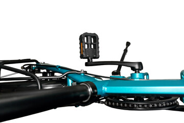 Folding bicycle frame.