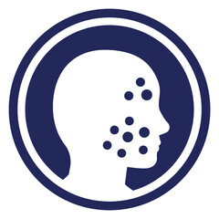 acne or rash line icon