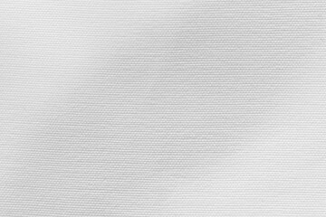 Snow white canvas abstract background. Surface of fabric texture in white winter color.