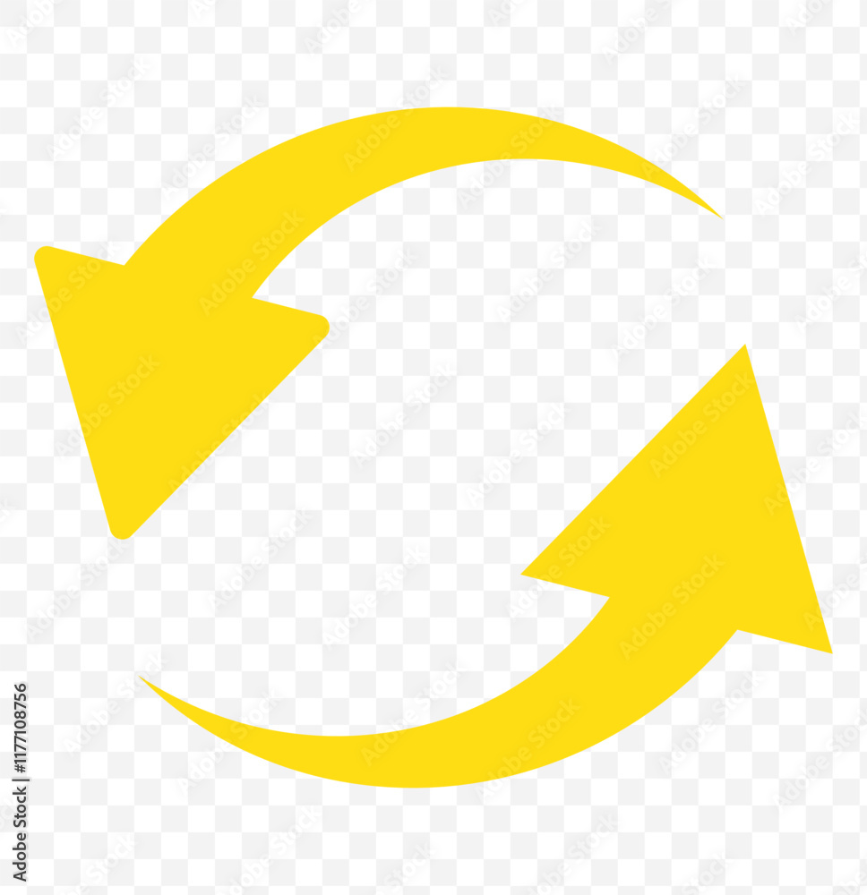 Poster update icon. refresh icon vector. green recycle vector icon symbol. repeat and reload icons set and 