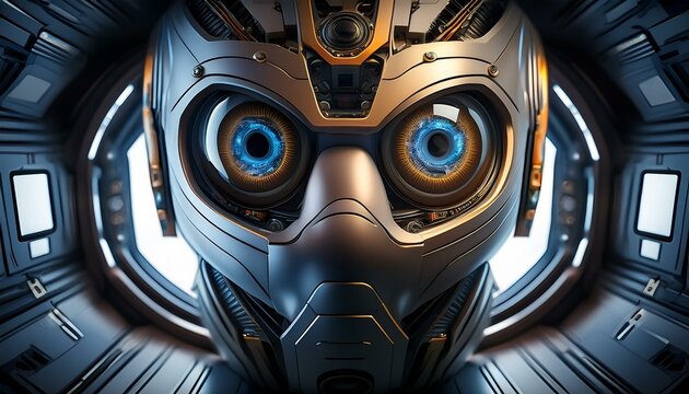 Alien themed images. Alien, ufo, flying disk, flying eye, robot, spaceship, technology. With artificial intelligence software.