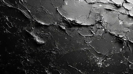 Fototapeta premium This high-quality, black, evenly painted neutral texture features barely visible, scattered imperfections. Generative AI