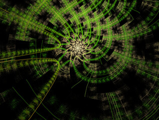 Imaginatory fractal abstract background Image