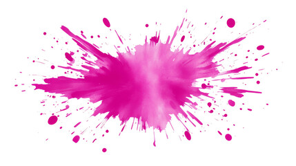 Naklejka premium Dynamic Magenta Burst, isolated on transparent background