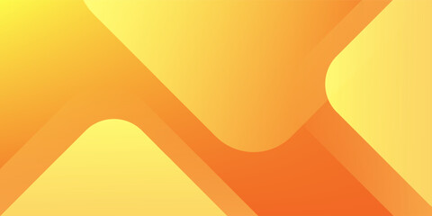 Abstract orange and yellow geometric background. Dynamic shapes composition. Cool background design for posters. Vector illustration