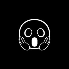 Scream Face Emoji
