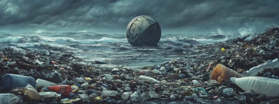 Plastic waste accumulation in oceans showcases urgent environmental crisis affecting marine life and ecosystems worldwide