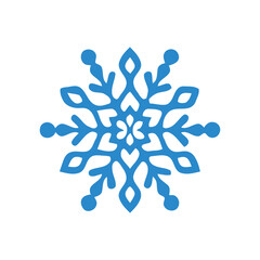 Elegant Fancy Snowflake Vector Illustration for Seasonal Designs