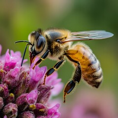 Honey bee fly captured in high resolution perfect for nature photography