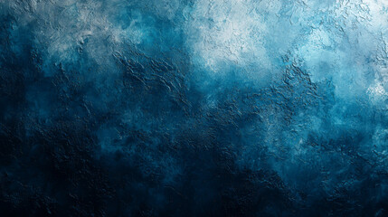 Obraz premium An abstract image of a noisy background in varying shades of blue, creating a sense of depth and texture. Generative AI