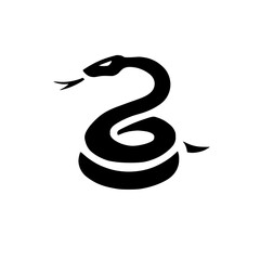 Naklejka premium Chinese New Year 2025 snake sign illustration