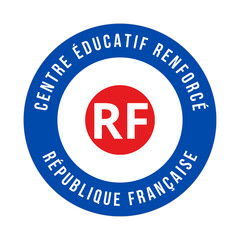 Symbole centre éducatif renforcé en France	