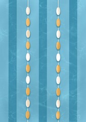 Swimming pool inside outdoor with buoy 