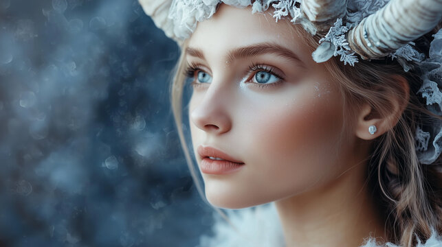 woman as zodiac sign Capricorn