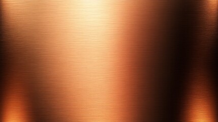 A flat, smooth copper background with a slightly gradient brown at the edges