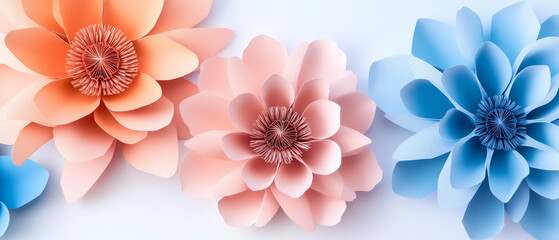  Three big 3D paper art 