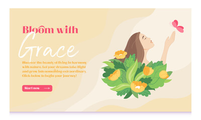 Nature Harmony and self love Banner 