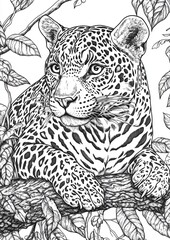 Jaguars Coloring Pages