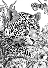 Jaguars Coloring Pages
