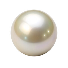 Pearl gem on transparent background