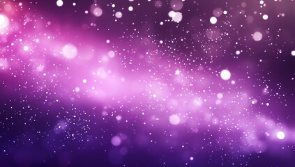 Obraz premium A stunning cosmic display features vibrant purple tones and scattered bright spots, evoking the beauty of a galaxy filled with stars and dust. This captivating scene inspires a sense of wonder