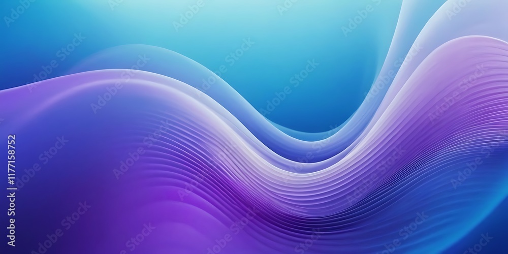 Fototapete Design an abstract background with overlapping wireless signal waves,Abstract template - blue tiles,abstract backgrounds, digitally generated image, colored background, science and technology, 