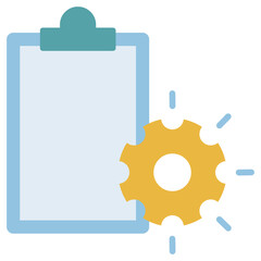 Clipboard Flat Icon
