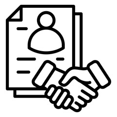 Employment Contract Icon