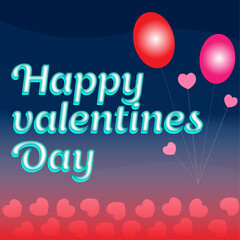 Valentine Day typographic post