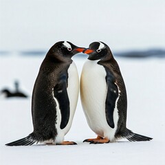 Fototapeta premium king penguin in polar regions