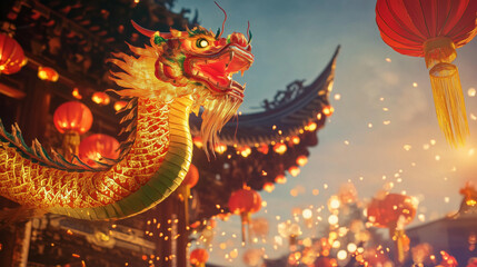Obraz premium Chinese new year festival 