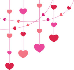 Hearts Love Hanging, Valentine's Day Decoration