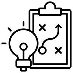 Strategy Outline Icon