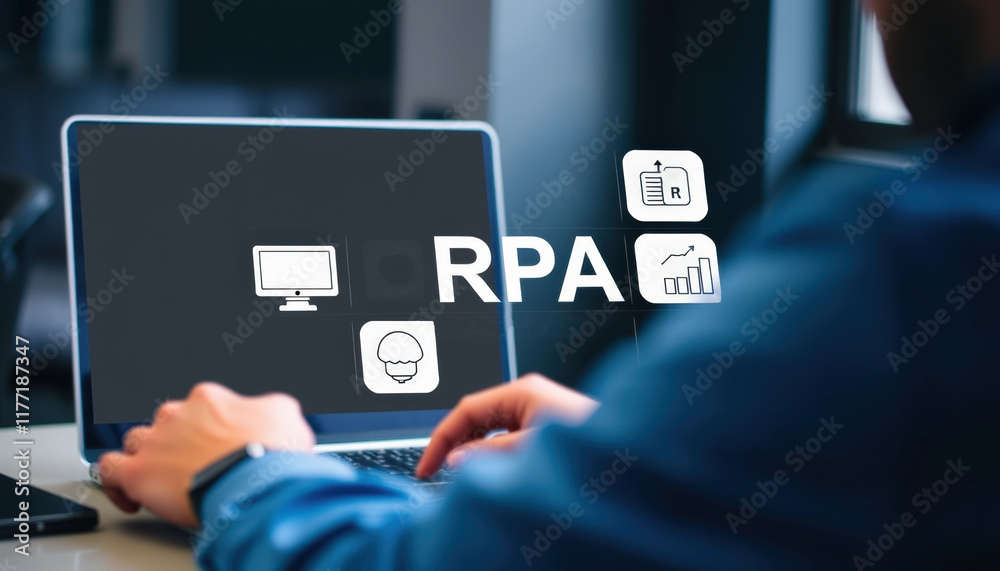 Poster Exploring the Impact of Robotic Process Automation Technology on Modern Business Operations and Efficiency Improvement Strategies