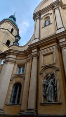 Fototapeta premium Ancient Church in the old district of Warsaw 