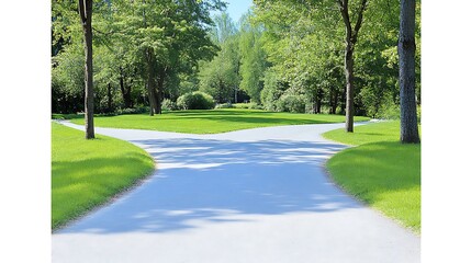 Sunny Park Path  Decision  Choice  Crossroads  Nature  Summer