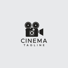 cinema productions logo design illustration