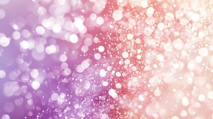 Rose gold and lavender gradient background adorned with spring flowers, creating a warm, festive design. Flat lay.