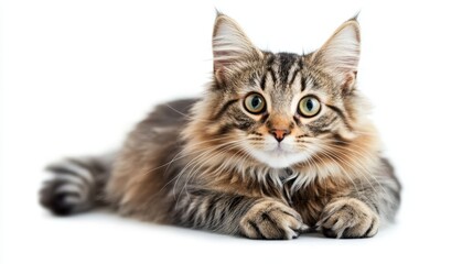 Fototapeta premium Adorable Cat Lying Down