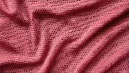 Soft Pink Textured Fabric Close-Up with Perforated Knit Pattern, Perfect for Modern Fashion Design, Upholstery, or Craft Inspiration