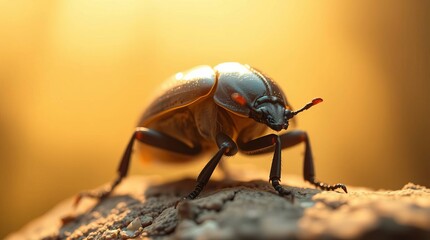 Close-up of a beetle