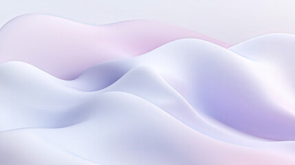 Obraz premium Abstract pastel gradient waves with soft flowing curves, symbolizing harmony, beauty, tranquility, perfect for advertising, interior design, and materials related to relaxation, art, and inner peace