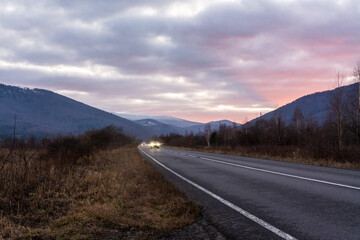 road in the mountains