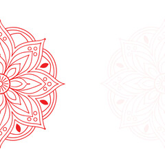 Lineal mandala background,Decorative mandala design with pastel colours, Six ethnic mandala patterns set, Outlined mandala background