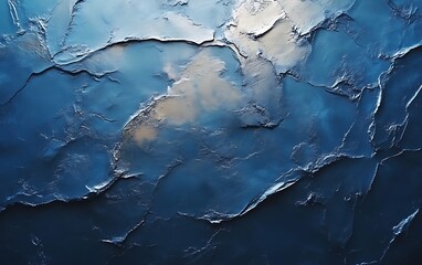 Abstract blue textured wall background. (1)