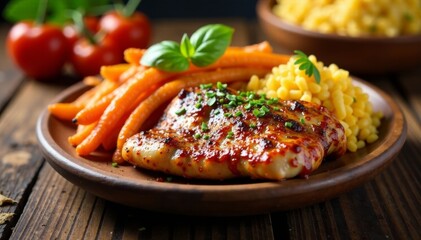 Assorted spicy food items on a wooden platter, Snacks, Spicy food, Flatbreads