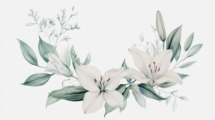 wedding invitation card background vector. Minimal hand painted watercolor botanical flowers texture template background. Design for wedding, vip cover, poster, rsvp moderncard.Valentine's Day